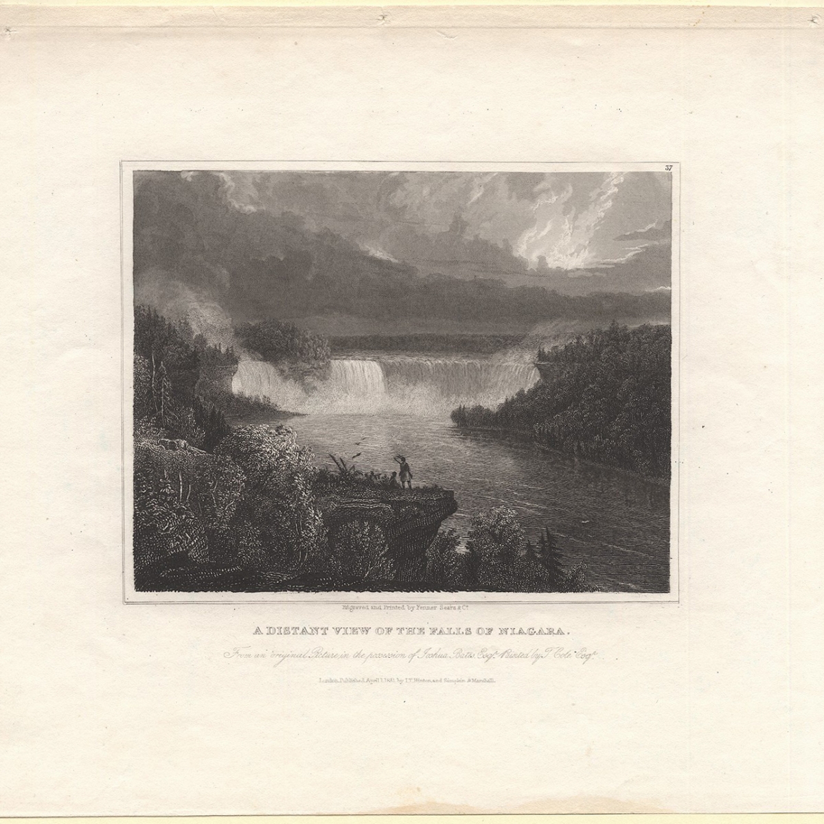 A Distant View of the Falls of Niagara… | Castellani Art Museum