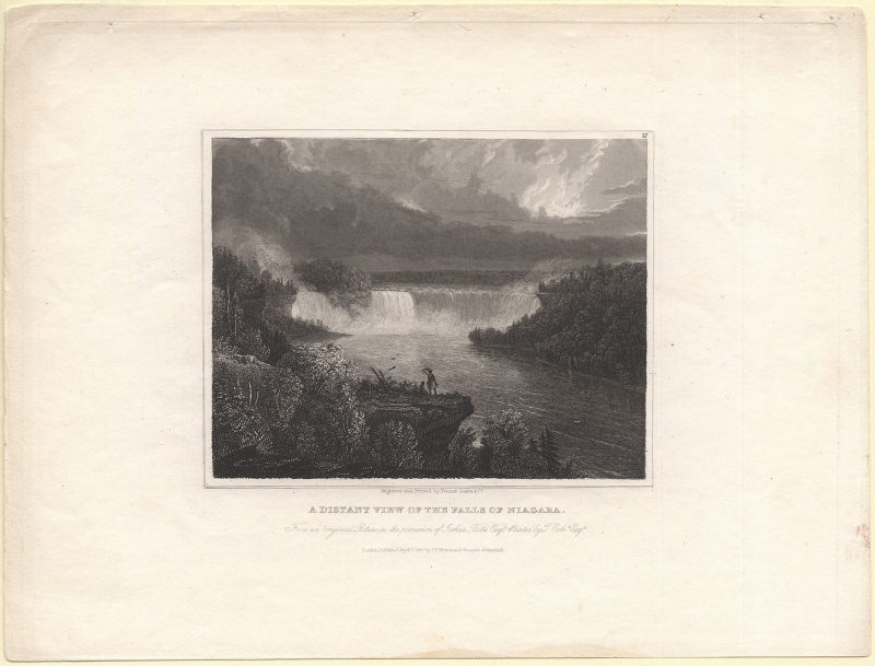 A Distant View of the Falls of Niagara…