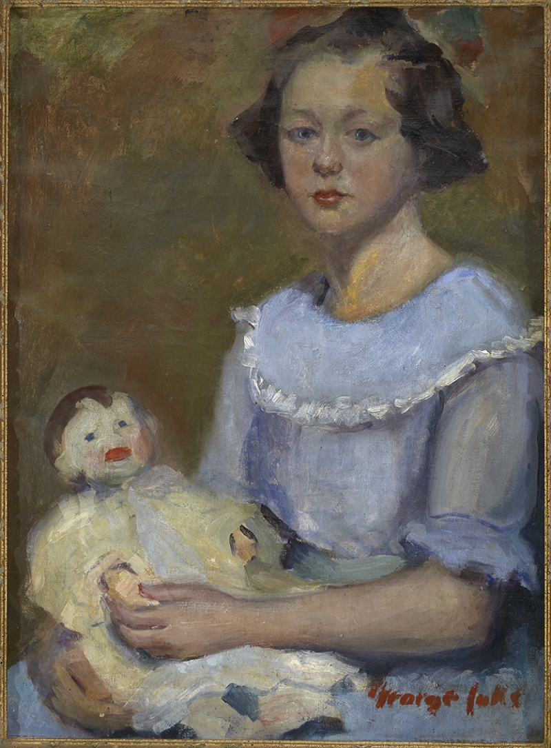 Portrait of a Girl with a Doll