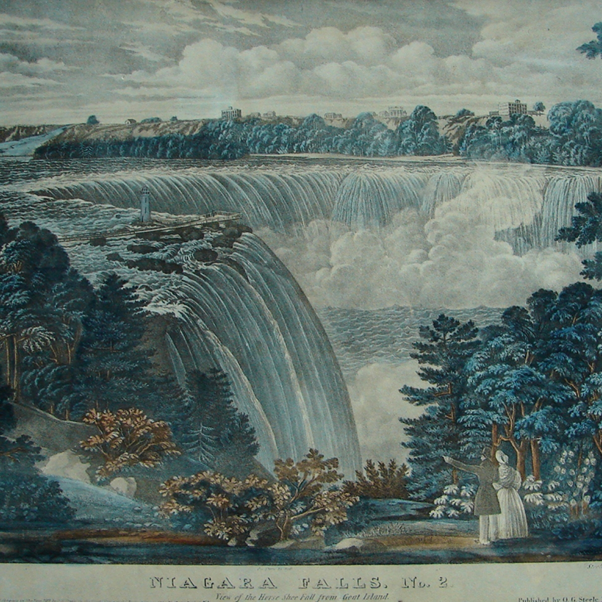 Niagara Falls. No. 2. View of the Horse Shoe Fall from Goat Island ...