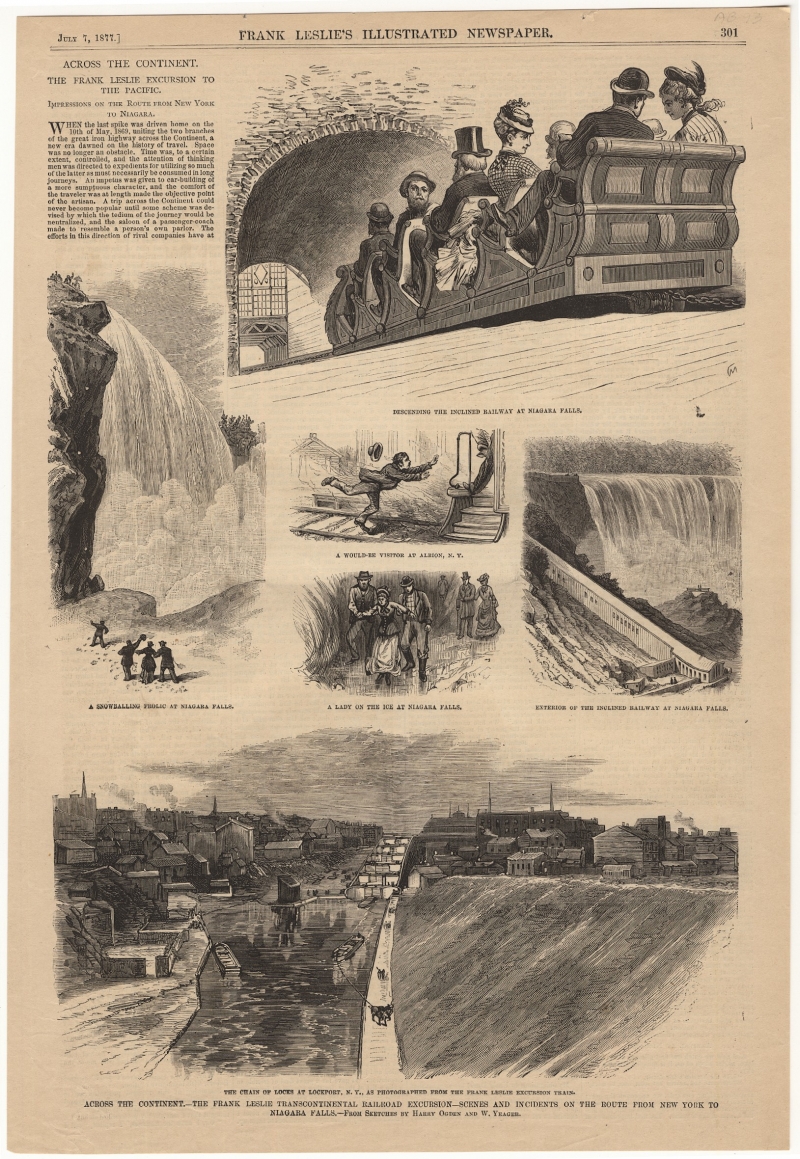 New York-The Frank Leslie Transcontinental Railroad Excursion - Scenes and Incidents on the Route
