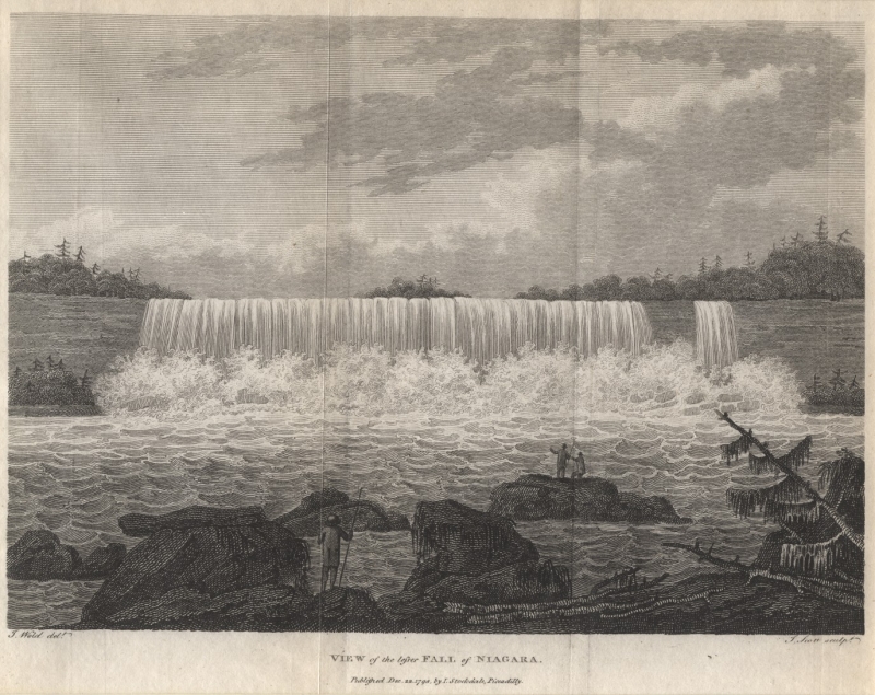 View of the Lesser Fall of Niagara.