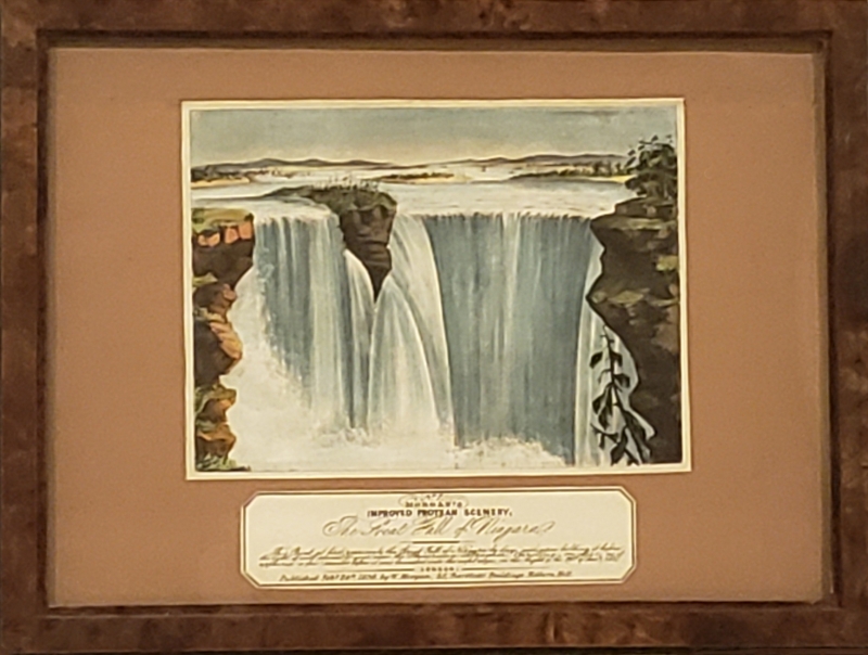 No. 7, Morgan's Improved Protean Scenery, The Great Fall of Niagara.