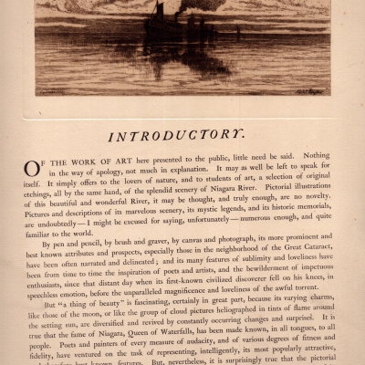 Introductory, Calm—Tow on Lake Erie, 1886