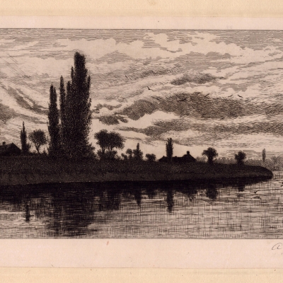 Canada Shore—Above French Creek, 1886