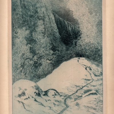 Ice Mountain, Horse Shoe Falls, 1887