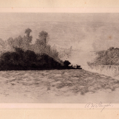 Luna Island, from Prospect Park, American Side, 1887