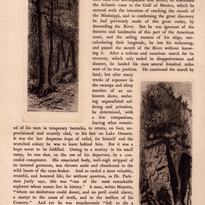 In the woods on Goat Island, IN the Shadow of the Rocks, 1887