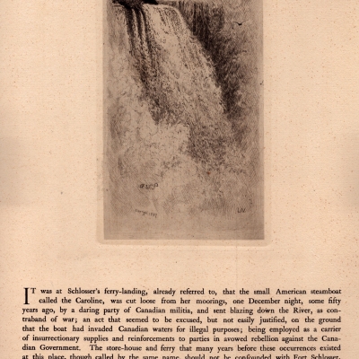 A Glimpse of the Horseshoe Falls, 1887