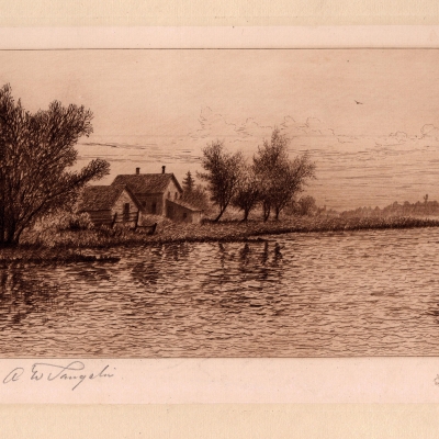 "The Little Niagara"—at La Salle, American Side, 1888