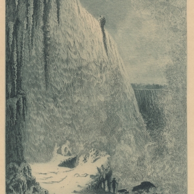 Ice Bridge, Below the Falls, 1887