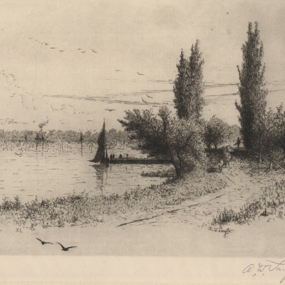 River Road, near Black Creek, 1887