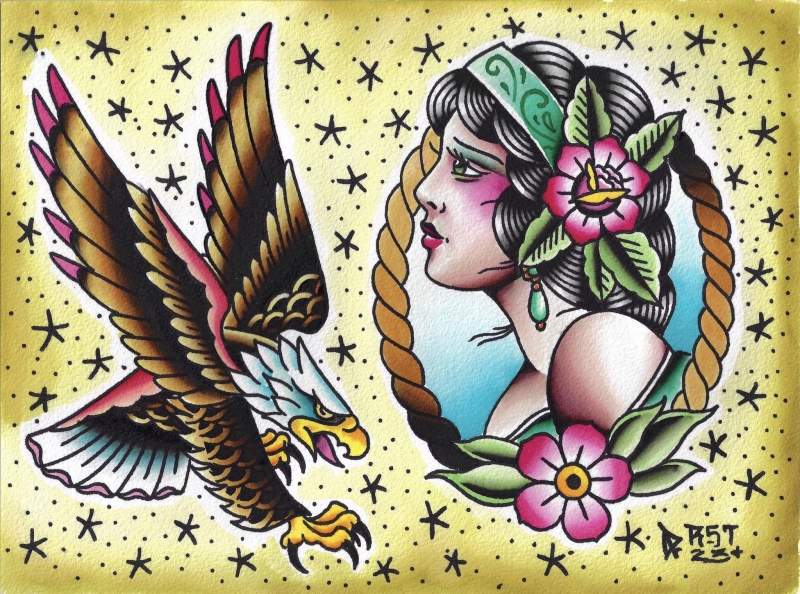 David MacKenzie - Eagle and Ladyhead Artwork