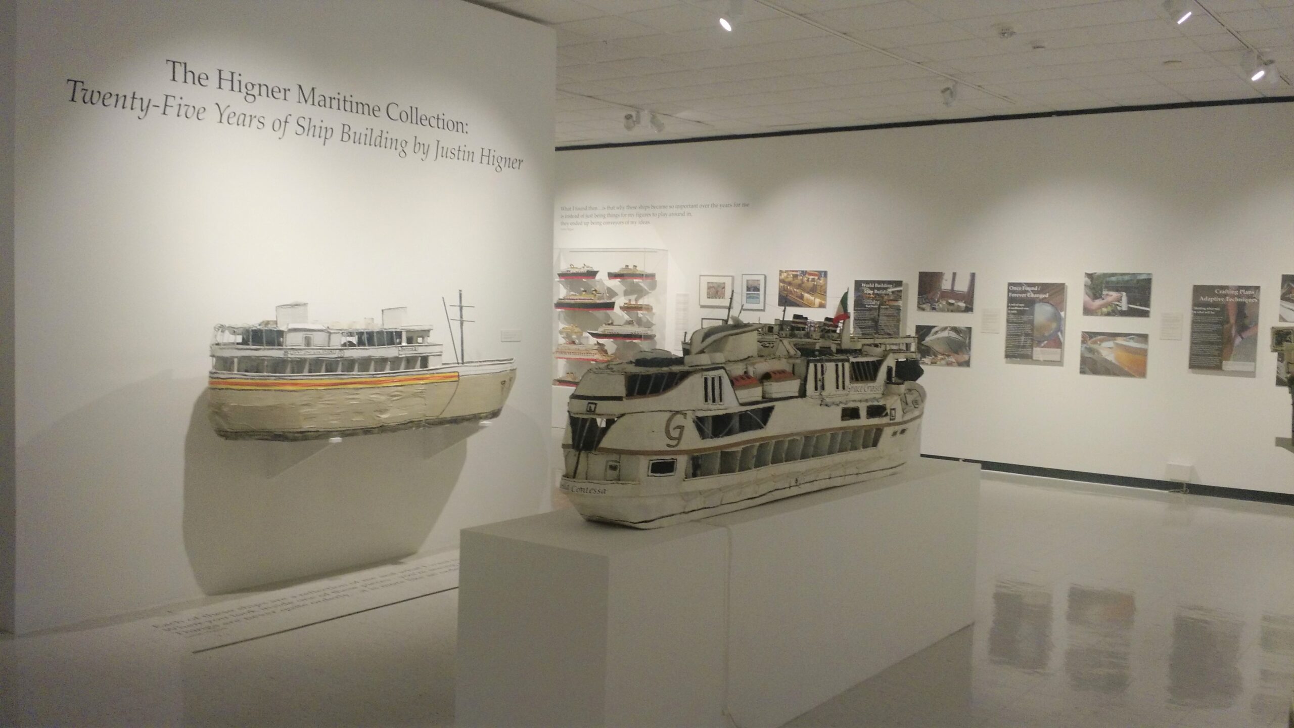 The Higner Maritime Collection installation photo, 2018