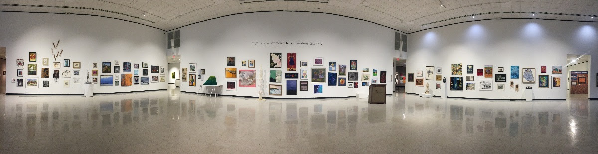 A picture of the exhibition at Castellani Art Museum