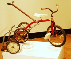 Scott Bye, Learn to Lawn, found objects, 2009