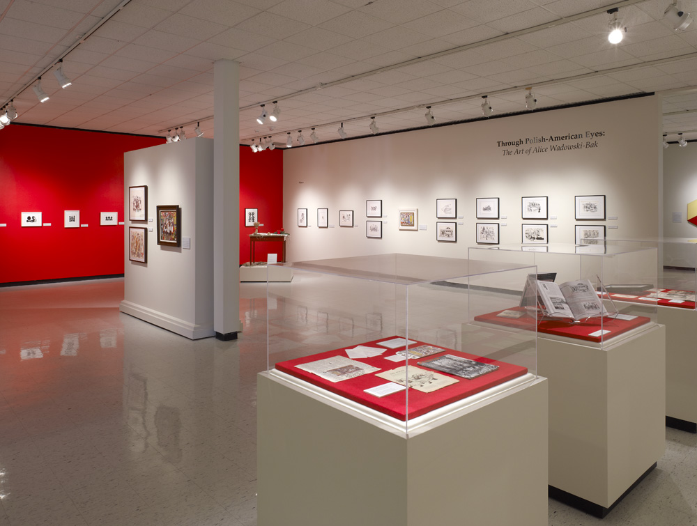 Through Polish-American Eyes: The Art of Alice Wadowski Bak installation photo, 2011