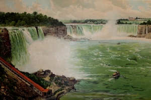 Unknown, Niagara, after 1892, chromolithograph. Castellani Art Museum of Niagara University Collection. Generous Donation from Dr. Charles Rand Penney, partially funded by the Castellani Purchase Fund, with additional funding from Mr. and Mrs. Thomas A. Lytle, 2006.