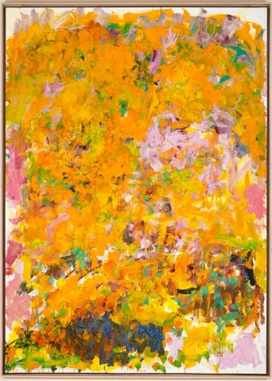Joan Mitchell (American, 1925–1992), Begonia, 1982, Oil on canvas, 111 1/2 x 80 inches, Gift of Dr. and Mrs. Armand J. Castellani, 1991
