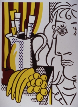 Roy Lichtenstein, Untitled from the Homage to Picasso Portfolio, 1973, lithograph, Castellani Family Collection.