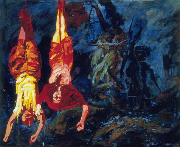 One of Arnold Mesches' art pieces.