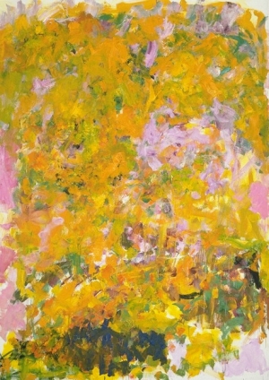 Joan Mitchell (American, 1926-1992) Begonia, 1982 oil on canvas Castellani Art Museum of Niagara University Collection. Gift of Dr. and Mrs. Armand J. Castellani, 1991.