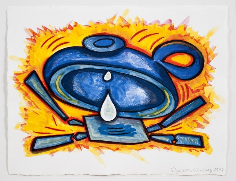 Elizabeth Murray, Charlotte (Poetry Project Print), 1998, eight-color lithograph, edition 23/90. Promised Bequest Gift of Dr. Gerald C. Mead, Jr.