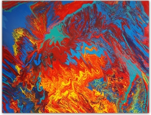 Dale Threlkeld, Soul Sashay, 2006, oil on canvas, 80 x 101 inches.